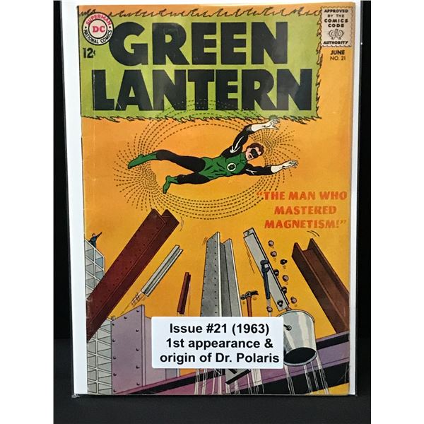GREEN LANTERN #21 (1963) 1ST APP AND ORIGIN OF DR.POLARIS - DC COMICS