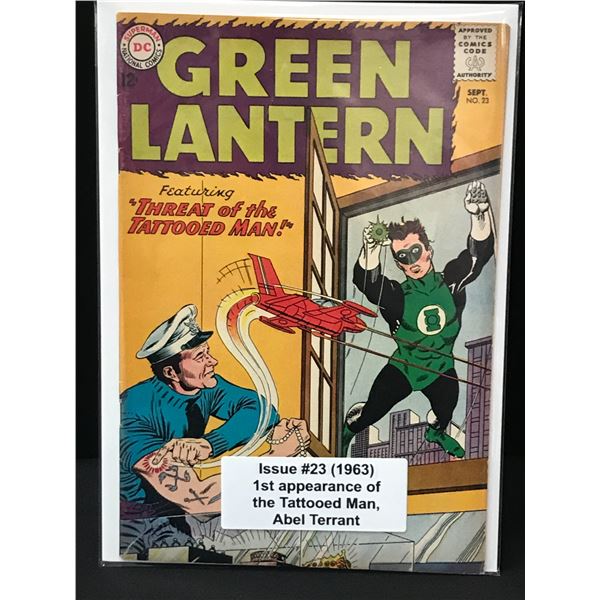 GREEN LANTERN #23 (1963) 1ST APP OF THE TATTOOED MAN - DC COMICS