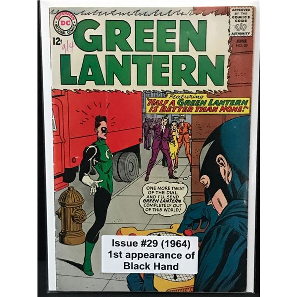 GREEN LANTERN #29 (1964) 1ST APP BLACK HAND - DC COMICS