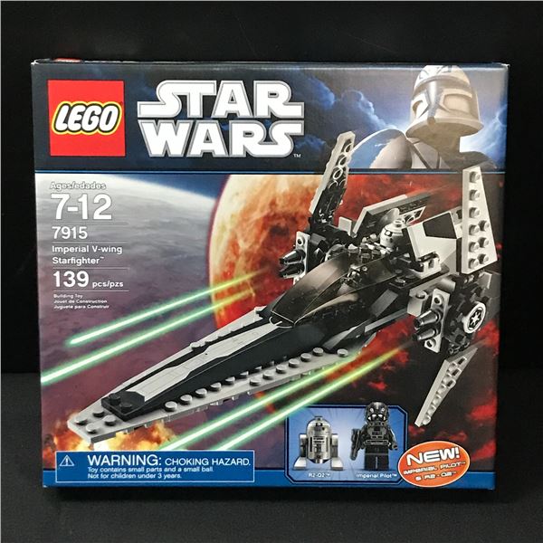 SEALED LEGO STAR WARS 7915 IMPERIAL V-WING STARFIGHTER IN ORIGINAL PACKAGING