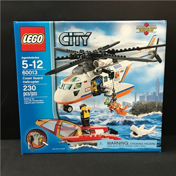 SEALED LEGO CITY 60013 COAST GUARD HELICOPTER IN ORIGINAL PACKAGING