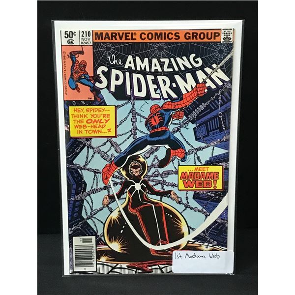 MARVEL COMICS THE AMAZING SPIDER-MAN NO.210 (1ST MADAM WEB)