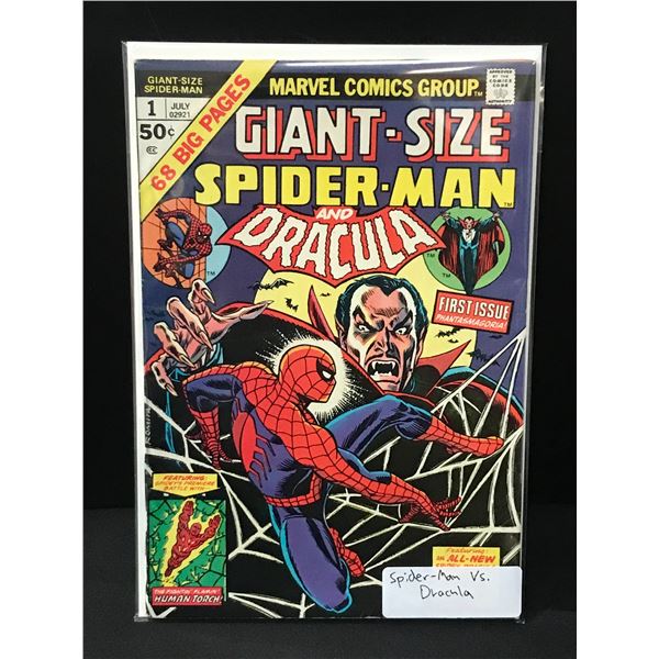 THE AMAZING SPIDERMAN AND DRACULA GIANT SIZE #1 - MARVEL COMICS
