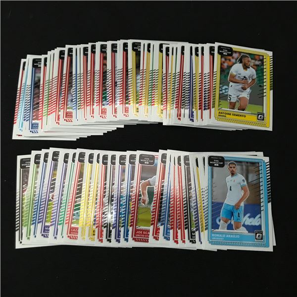 LOT OF DONRUSS ROAD TO FIFA WORLD CUP SOCCER TRADING CARDS