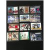 Image 1 : LOT OF 12 PATCH HOCKEY TRADING CARDS
