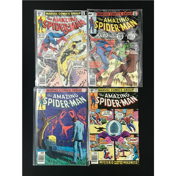 LOT OF 4 AMAZING SPIDERMAN COMICS - MARVEL COMICS