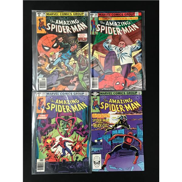 LOT OF 4 AMAZING SPIDERMAN COMICS - MARVEL COMICS