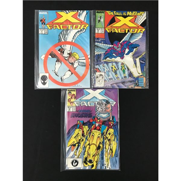 LOT OF 3 THE X-FACTOR COMICS - MARVEL COMICS