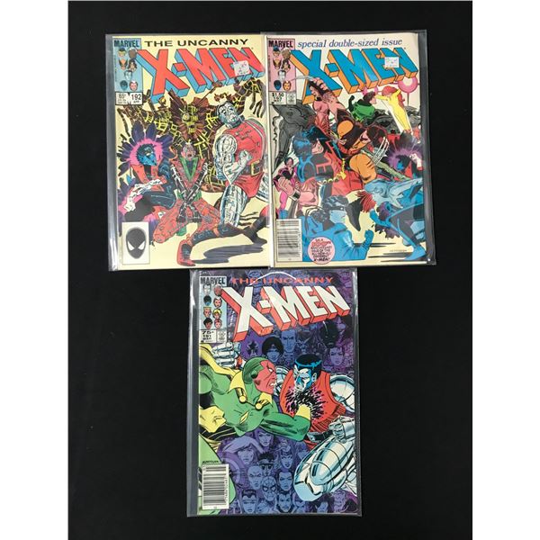 LOT OF 3 THE UNCANNY X-MEN COMICS #191 - #193 - MARVEL COMICS