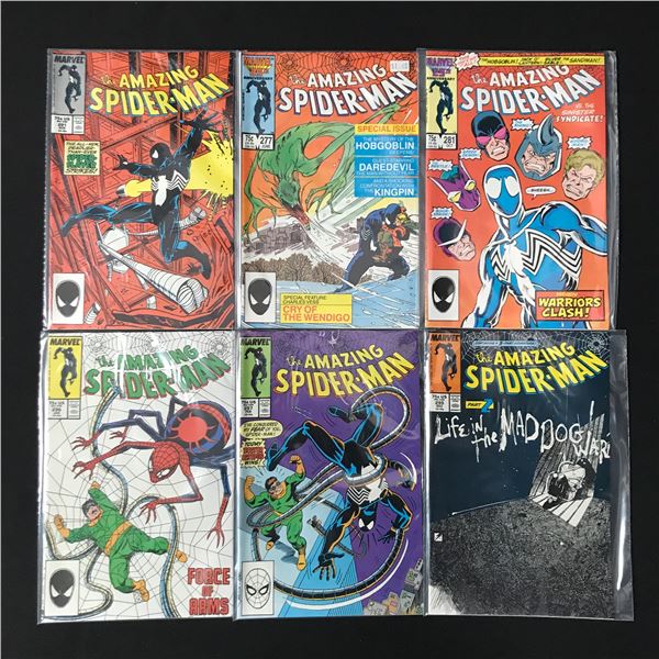 LOT OF 6 AMAZING SPIDERMAN COMICS - MARVEL COMICS