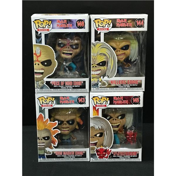 LOT OF 4 IRON MAIDEN FUNKO POPS