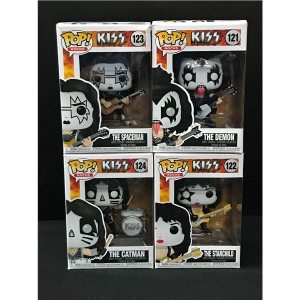 LOT OF 4 KISS FUNKO POPS