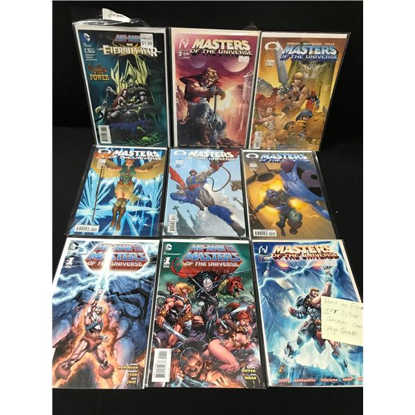 LOT OF 9 MASTERS OF THE UNIVERSE COMICS - DC