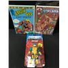 Image 1 : LOT OF 2 COMICS AND 1 ACTION FIGURE