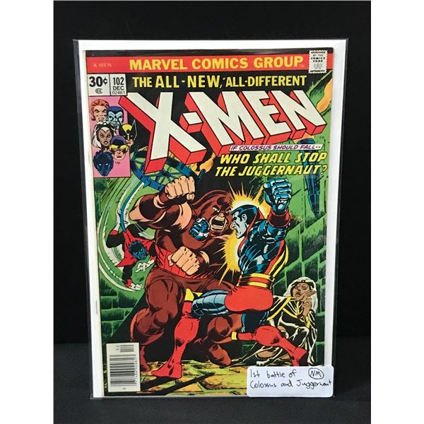 X-MEN #102 1ST BATTLE OF COLOSSUS AND JUGGERNAUT - MARVEL COMICS