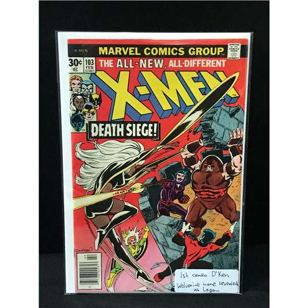 X-MEN #103 WOLVERINE NAME REVEALED AS LOGAN - MARVEL COMICS