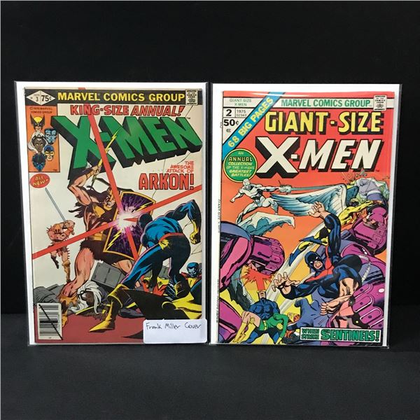 LOT OF 2 GIANT / KING SIZED X-MEN COMICS - MARVEL COMICS