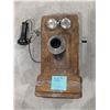 Image 1 : Vintage Wall Wood telephone Marked Kellogg (bell works)