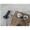 Image 4 : Vintage Wall Wood telephone Marked Kellogg (bell works)