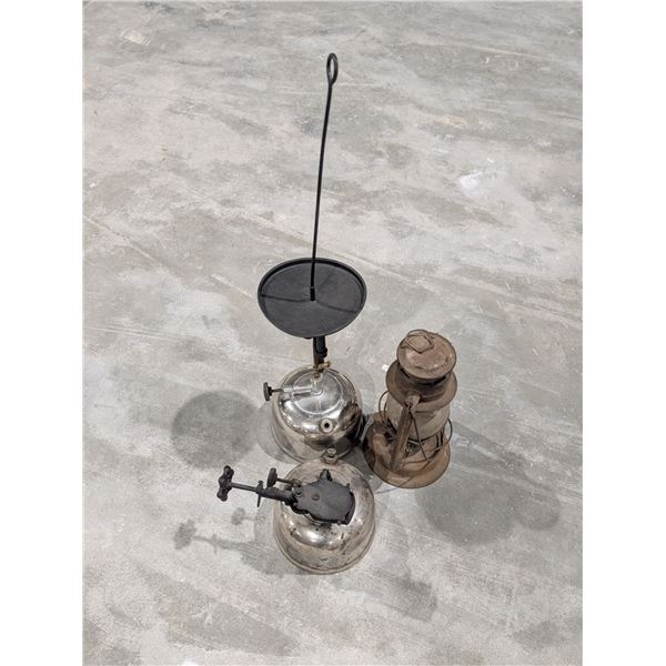 Vintage Chrome Coleman Lantern, and etc. Vintage Coleman items