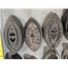 Image 3 : Lot of Various Vintage Sad irons As Shown
