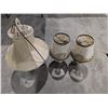 Image 1 : (3) Vintage/Newer lamps (Glass w/ Sea Shells Design)