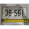 Image 1 : Vintage Sask License Plate 55' 137-730