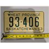 Image 1 : Vintage Sask License Plate 53' 93-406