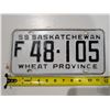 Image 1 : Vintage Sask License Plate 59' F48-105