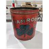 Image 1 : Vintage Shamrock Pure Lard (2) handle pail 13.5H"