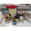 Image 1 : Lot of various Vintage Tins As Shown
