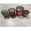 Image 1 : (4) Vintage Tins (Old Chum, pure Lard, Stag, Club)