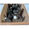 Image 3 : Vintage Big Chief Apple Crate w/ misc. glass