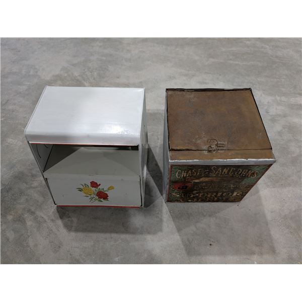 Vintage Bread Tin Box /Chase Sanborn's Coffee Tin