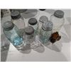Image 1 : Lot of Vintage Glass (Wide Mouth jars, Mason, Beaver, and etc.)