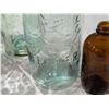 Image 2 : Lot of Vintage Glass (Wide Mouth jars, Mason, Beaver, and etc.)