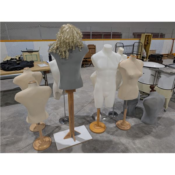Lot of Display mannequins