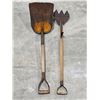 Image 1 : Antique Hay Fork & Shovel