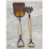 Image 3 : Antique Hay Fork & Shovel