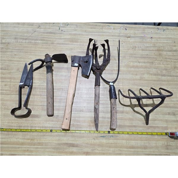 Antique Tools – Shears, Axe, etc.