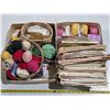 Image 1 : Lot of Vintage Sewing, Knitting, Patterns, etc.