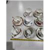 Image 2 : (10) Vintage Cup & Saucer Chinaware Sets