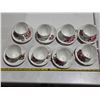 Image 1 : (8) Vintage Royal Swan China Cup & Saucer Sets