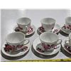 Image 2 : (8) Vintage Royal Swan China Cup & Saucer Sets