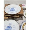 Image 4 : Assorted Vintage Decorative Plates inc. 1920 Calander Plate etc.
