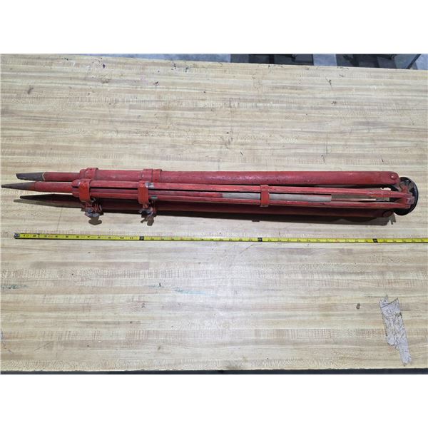 Antique Wooden Tripod w/ Stake Ends
