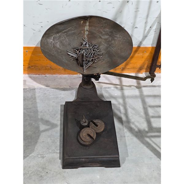 Antique Weigh Scale w/ Extra Weights