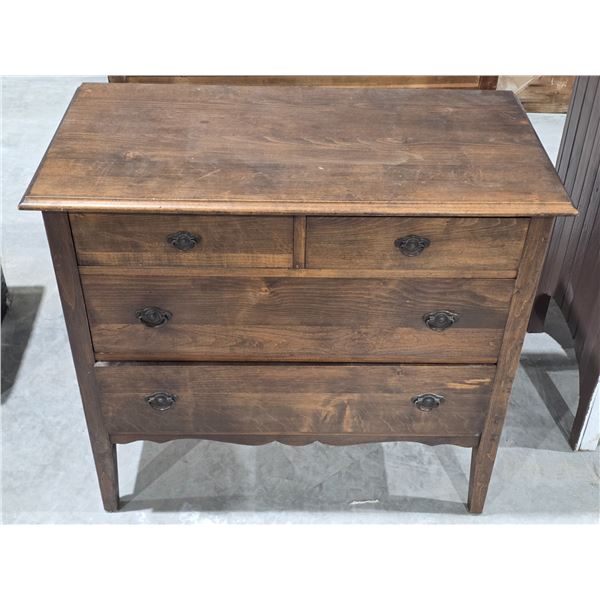 Antique Wooden Dresser, 38” L x 20” W x 35” H