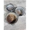 Image 1 : Galvanized Buckets and Strainers