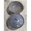Image 2 : (2) Enamel Dough Pans